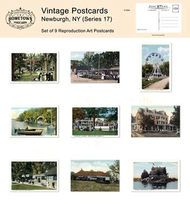 Newburgh, NY (Series 17) Lot of 9 Rare Antique Repro Postcards - Picture 1 of 1