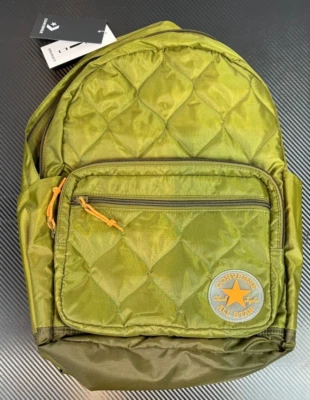 Converse Unisex OS Moss Quilted Go 2 Backpack #10020235-A02 W/ Tag - Image 1 of 4