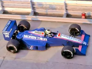 Decalcomania Onyx-Ford ON1 Moneytron, Formula 1 1989, Johansson / Gachot, 1:43 - Foto 1 di 2