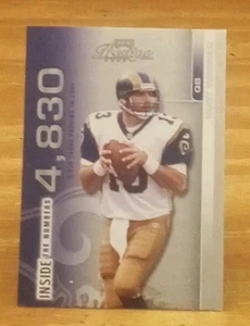 2002 Playoff Prestige Inside the Numbers Kurt Warner St. Louis Rams - Picture 1 of 3