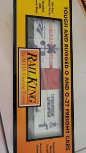 MTH RAILKING AMTRAK BOXCAR BLINKING CROSSING LEDs #70229 O GAUGE 30-71121 NEW - Picture 1 of 2