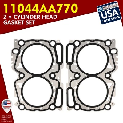 Junta de culata de 2 piezas para Subaru Forester 2,5 L 2006-2013 OEM 11044AA770 Foto 1 de 4