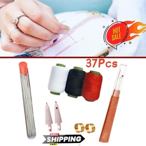 37PCS Nähwerkzeug Set, Nadeln Faden Hand Reparatur Werkzeug, DIY Hand Made Craft Sets - Bild 1 von 13