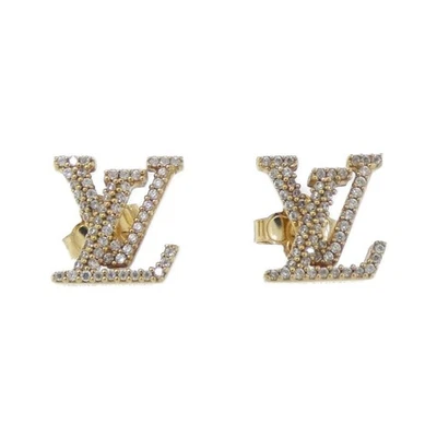 Authentic LOUIS VUITTON Earrings LV Iconic Storace M00609 Earrings  #260-007-... - Image 1 of 4