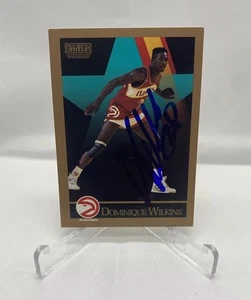 Dominique Wilkins Autograph Signed 1990 NBA Skybox #11 Atlanta Hawks - Picture 1 of 2