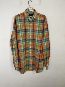 Camicia uomo RALPH LAUREN 2XLT colorata a quadri preppy old money country abbottonata - Foto 1 di 8