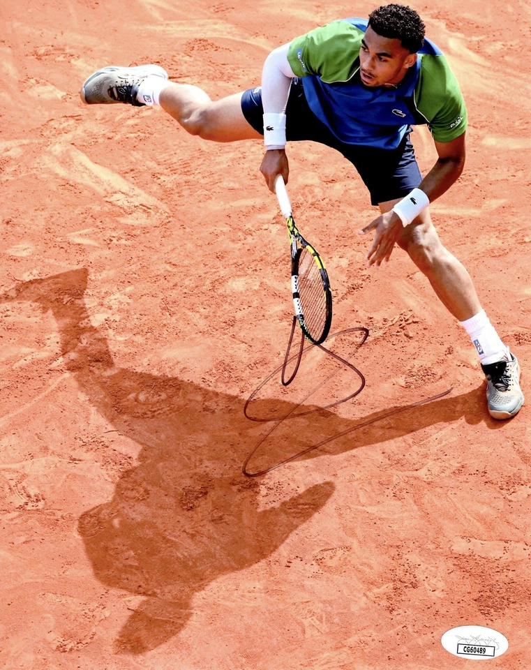 Foto autografiada por Arthur Fils de 8x10 estrella de tenis certificado de autenticidad JSA Foto 1 de 2