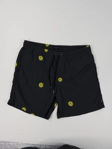 Pantalones Cortos de Natación AllSaints Para Hombre Medianos Negros AOP Sunsmirk Bañador - Imagen 1 de 7