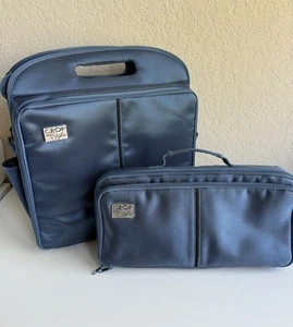 Crop In Style Tote Bag Scrapbooking Bag AND Zippered Art Craft Organizer Case - Picture 1 of 12