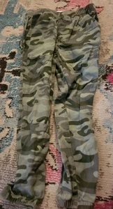 Kids Headquarters size 7 stretch waist camo pants boys camouflauge streetwear - Picture 1 of 2