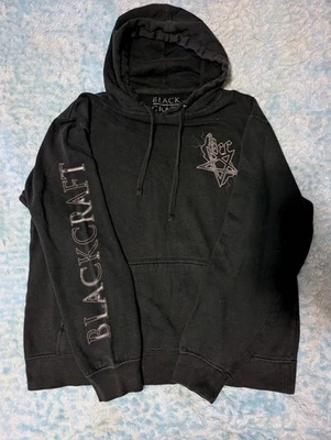 Black Craft Cult Lightning Serpent Pull-Over Hoodie, Men's Large, Lightweight. - Image 1 of 4