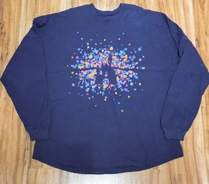 Disney Spirit Jersey Purple Confetti Castle Walt Disney World Shirt Size 2XL XXL - Picture 1 of 18