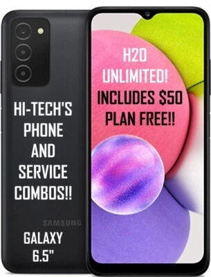 PHONE AND FREE MONTH ✅ GALAXY A03S PHONE  ✅ UNLIMITED T/T/D 💥 SHIPS FAST!! - Image 1 of 3