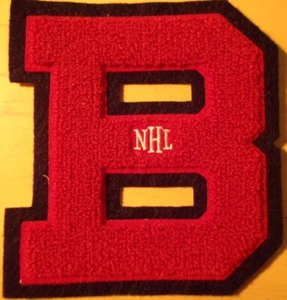 CHICAGO BLACKHAWKS TOPPA LETTERA 5,5" x 5" IN BUONE CONDIZIONI - Foto 1 di 1