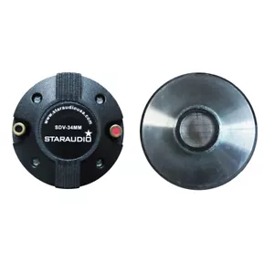 2Pz 1.35" 34MM Altoparlante Audio Driver Tweeter Corno Titanio Compressione Avvitabile - Foto 1 di 12