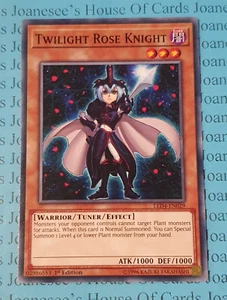 LED4-DE029 Twilight Rose Knight Yu-Gi-Oh Karte 1. Auflage Neu - Bild 1 von 4