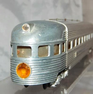 American Flyer 663 Aluminum Observation Car Metal lighted w/drumhead 1950s LinkS - Picture 1 of 11