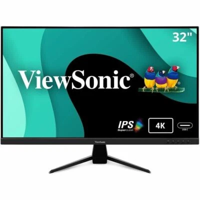 Viewsonic VX3267U-2K 32" 1440p IPS Ultra Thin LED Monitor HDI- DP USB Speakers - Image 1 of 3