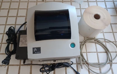 Zebra LP 2844 UPS printer with power, USB and 2 Rolls labels Free Shipping S3CB - Image 1 of 4