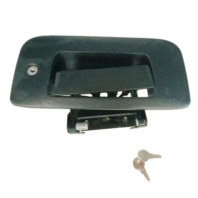 Tailgate Handle w/ Lock Black Kit for 07-14 Chevy Silverado 2500 GMC Sierra 2500 Foto 1 de 4