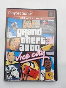 Grand Theft Auto Vice City Greatest Hits (PlayStation 2, 2005) PS2 CIB w/ poster - Picture 1 of 9