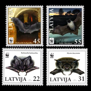 Latvia 2008 - WWF - Bats - Sc 703/5 MNH - Picture 1 of 2