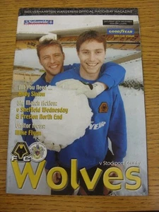30/12/2000 Wolverhampton Wanderers v Stockport County (Marked) - Picture 1 of 1