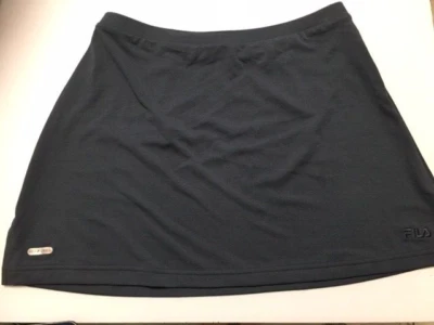 Falda tenis de poliéster para mujer FILA talla S gris Foto 1 de 4