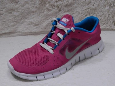 Nike Free Run 3 GS Niñas Jóvenes Talla 6Y Rosa Azul Correr Informal Niños Envío y devolución gratuitos Foto 1 de 4