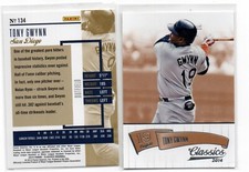 (19) 2014 Panini Classics #134 Tony Gwynn SAN DIEGO PADRES Base Card Lot 89