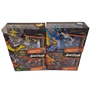 Juego de 4 Screechers Wild! Juguete transformador Alpha Toys 2022 2x360° - Imagen 1 de 21