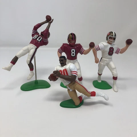 San Francisco Starting Lineup Figure Lot (4) Jerry Rice Steve Young VTG 90s NFL Cover