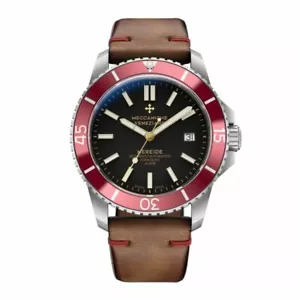 Meccaniche Veneziane - Automatic Watch Nereide Swiss made Rubino Red w 2 strap. - Picture 1 of 12