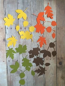 FALL Leaves - Die Cuts - Asst Colors - Picture 1 of 6
