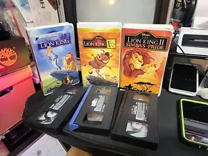 The Lion King (VHS 3 Set Lot - Picture 1 of 1