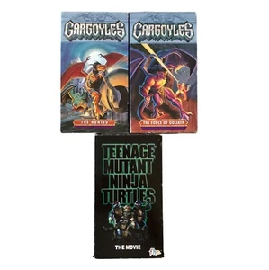Gargoyles The Hunted & Force of Goliath + Teenage Mutant Ninja Turtles Film VHS - Bild 1 von 6