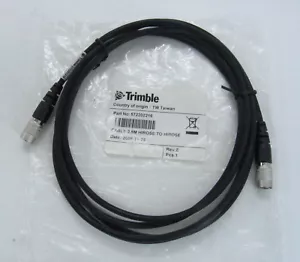 NEU TRIMBLE GPS REV: E TEILENR.: 572202216 KABEL 2,5 m HIROSE ZU HIROSE - Bild 1 von 4