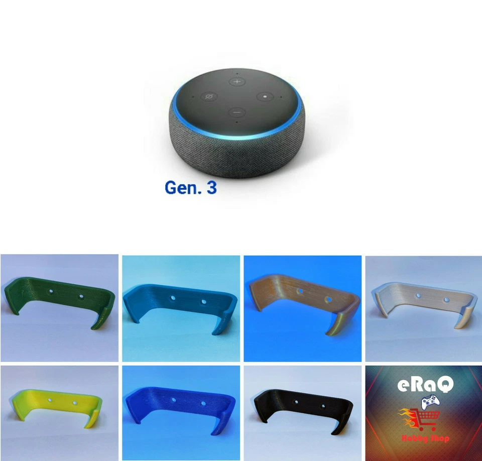 Amazon Echo Dot Halterung | Gen.3 | Wandhalterung | Zubehör | Echo Dot 3 - Bild 1 von 3