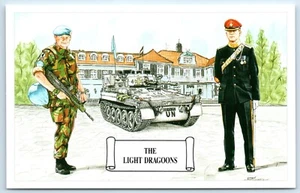 Postcard Light Dragoons Military Uniforms - Picture 1 of 2