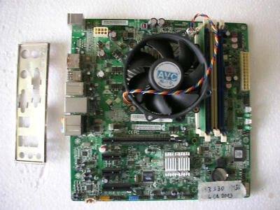 Foxconn p55m01p8 Socket 1156 Intel p55 ddr3 1333 1394 Esata Motherboard + i3 530 - Image 1 of 2