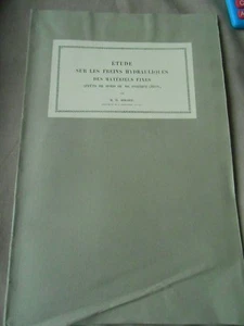 Fascicule Etude sur les Freins Hydrauliques des matériels fixes par Rogier - Imagen 1 de 2