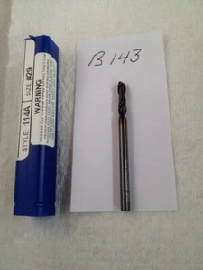 1 NUOVO TRAPANO A SPIRALE DURAPOINT #29 (.1360") IN CARBURO MASSICCIO. RIVESTITO. 11401360A (B143) - Foto 1 di 1