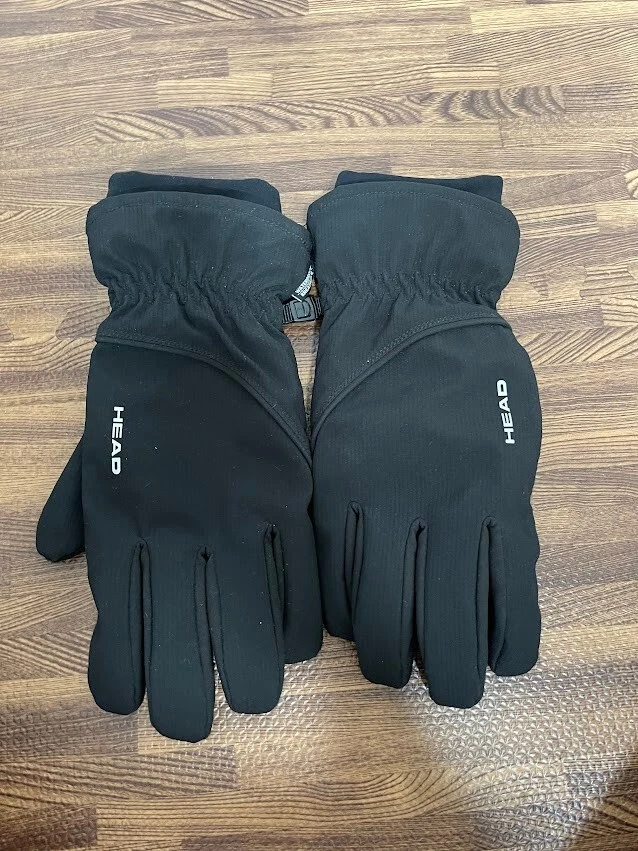 Head Men’s Black Lined Winter Gloves Size XL - Image 1 of 4