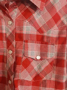 Peg And Kris Plaid Western Wear Cowgirl Vintage Shirt Girls Sz 14 P And K - Picture 1 of 9