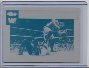 1/1 TED DIBIASE WRESTLING 1991 CLASSIC PRINTING PLATE WWE MILLION DOLLAR MAN WF - Picture 1 of 2