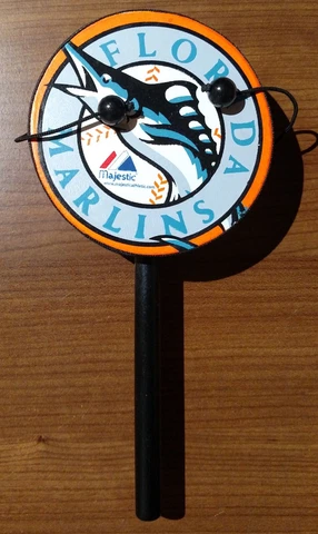 Florida Miami Marlins Hoop Drum Spinner - Fast Shipping Cover