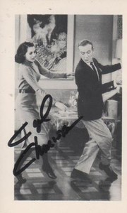 CYD CHARISSE  SIGNED 1984 HOYLE MGM MOVIE TRIVIA #71 - SILK STOCKINGS