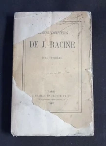 Oeuvres complètes de J. Racine - T.3 - Imagen 1 de 1