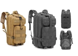 Tactical Backpack 3 Day Assault Pack Molle Bag Rucksack 30L Thick Material - Picture 1 of 7