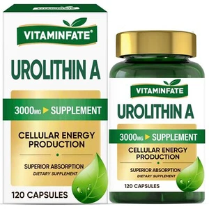 3000 MG Urolithin A Supplement - 120 Capsules Supports Antioxidant Enhanced H - Picture 1 of 6